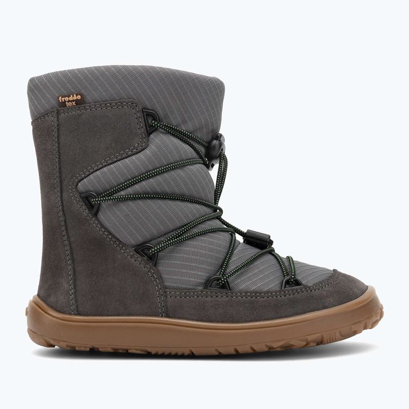 Ghete barefoot pentru copii Froddo Tex Track Wool gri 2