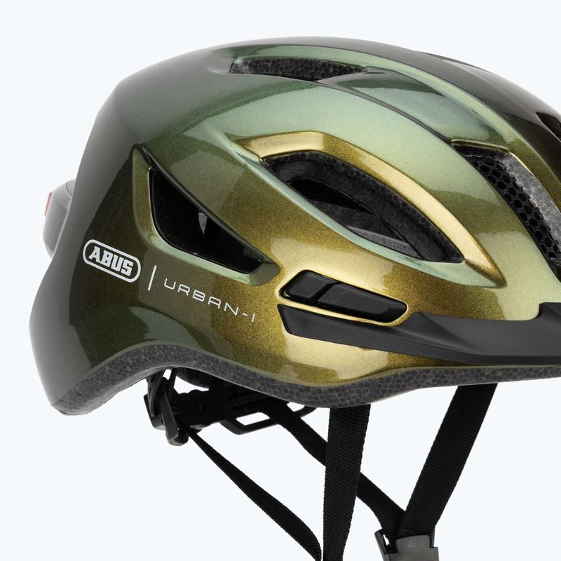 Cască de ciclism ABUS Urban-I 4.0 green pepper 10