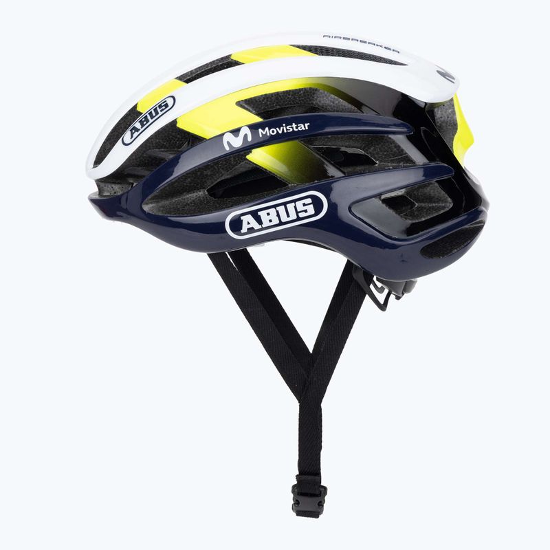 Cască de ciclism ABUS AirBreaker Movistar Team 24 navy/yellow/white 3