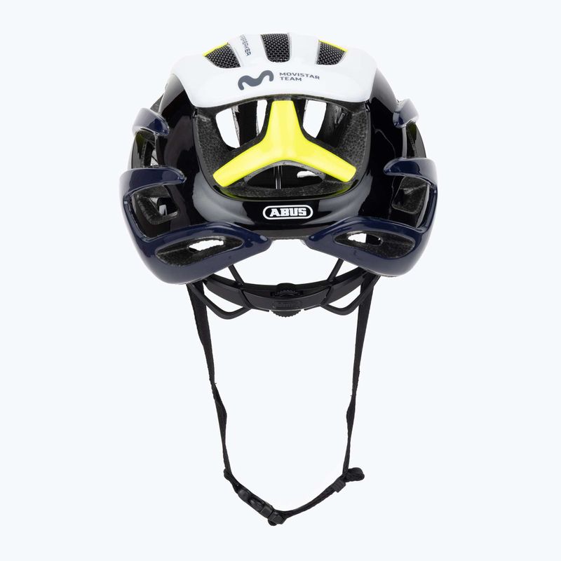 Cască de ciclism ABUS AirBreaker Movistar Team 24 navy/yellow/white 4