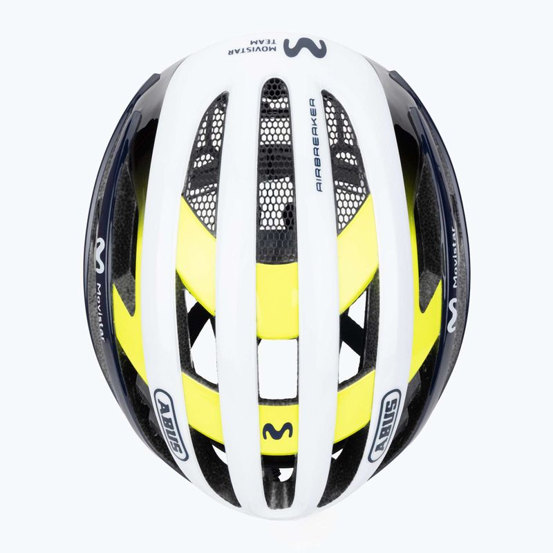 Cască de ciclism ABUS AirBreaker Movistar Team 24 navy/yellow/white 6