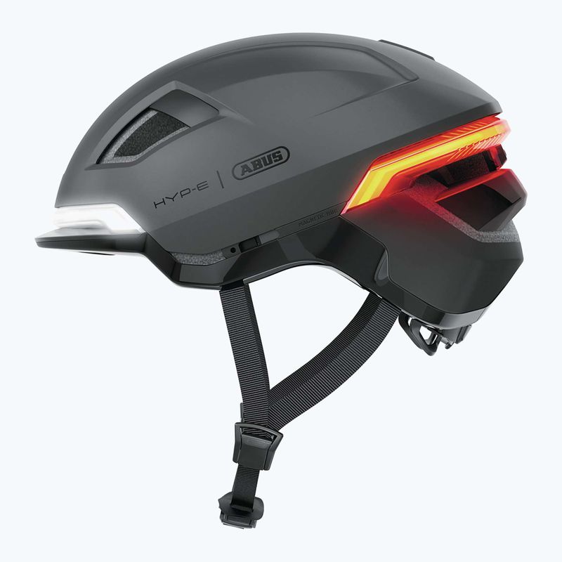 Cască de ciclism cu semnalizatoare ABUS Hyp-E volcano titan 2