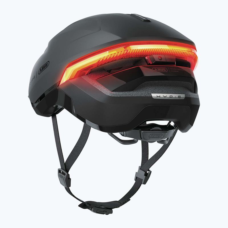 Cască de ciclism cu semnalizatoare ABUS Hyp-E volcano titan 4