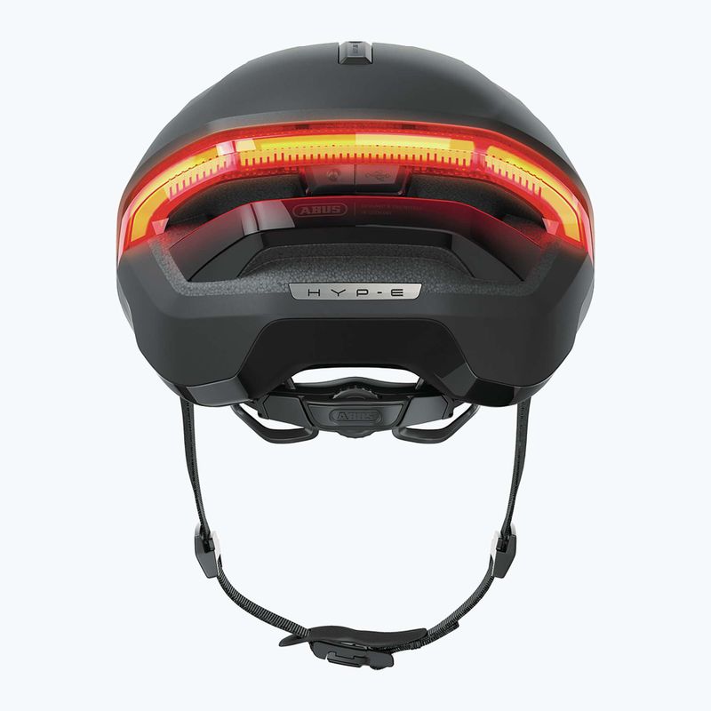 Cască de ciclism cu semnalizatoare ABUS Hyp-E volcano titan 6