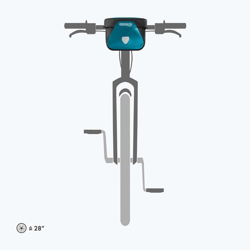 Geantă de bicicletă pentru ghidon ORTLIEB Ultimate 6.5 l petrol/black 5