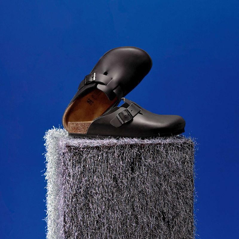 Papuci BIRKENSTOCK Boston NL Narrow black 10