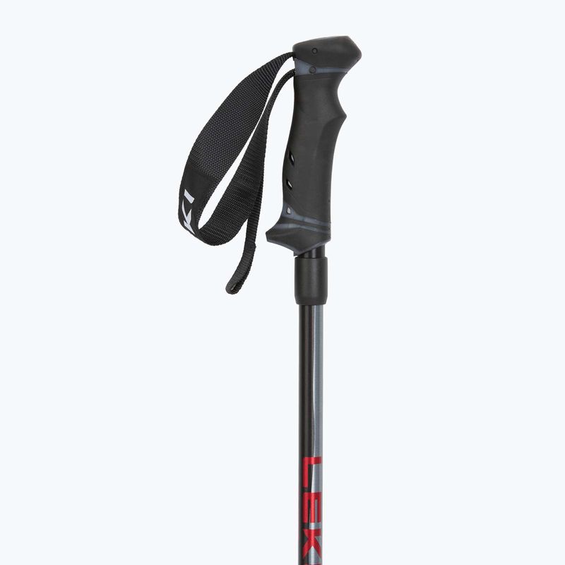 Bețe de schi LEKI Hot Shot anodized black/eloxal gray/eloxal red 2