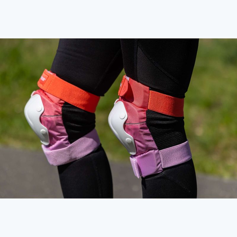 Set de apărători Powerslide Standard Set red/pink 7