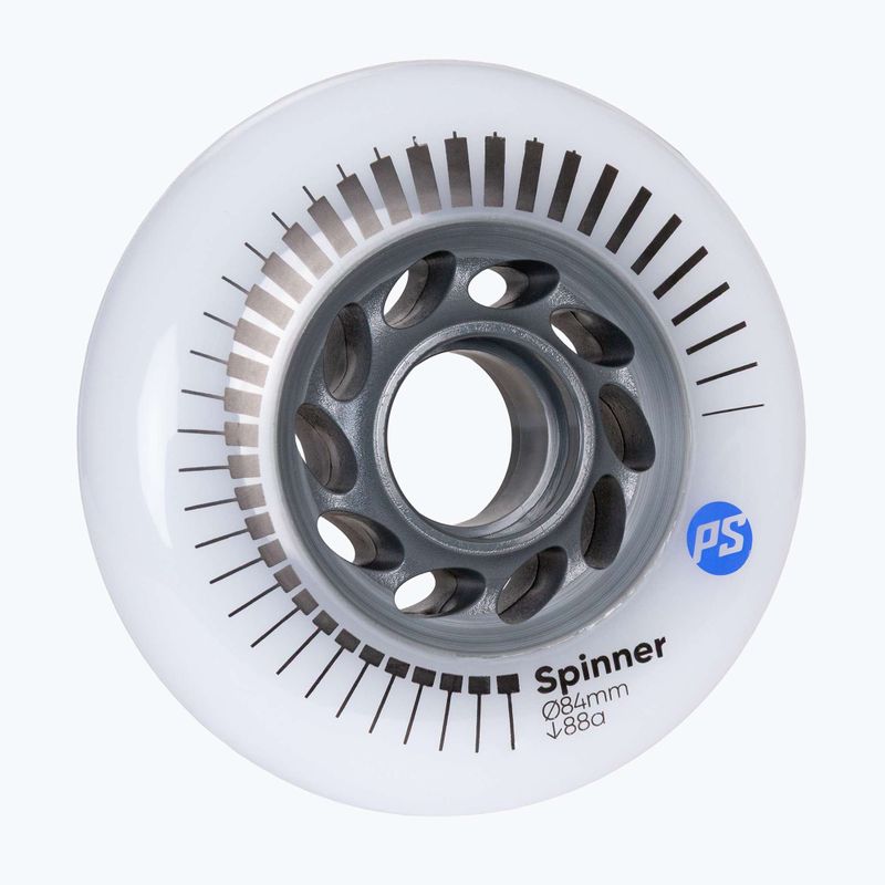 Roți pentru role Powerslide Spinner 84 mm/88A 4 buc. white 2