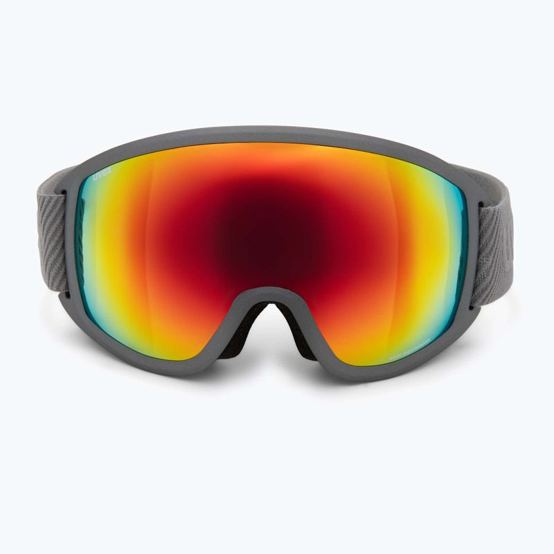 Ochelari de schi UVEX Topic rhino matt/mirror rainbow rose 2