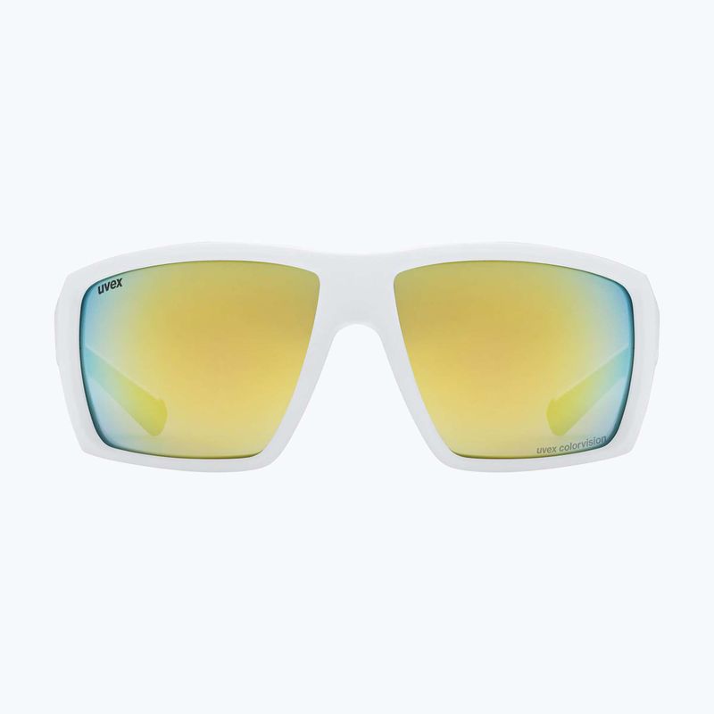 Ochelari de soare UVEX Mtn Venture CV white matte/mirror gold 2