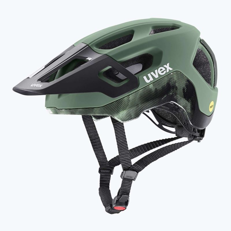 Cască de bicicletă UVEX React MIPS moss green/black matt 8