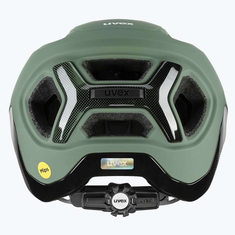 Cască de bicicletă UVEX React MIPS moss green/black matt 10