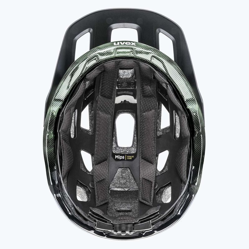 Cască de bicicletă UVEX React MIPS moss green/black matt 11