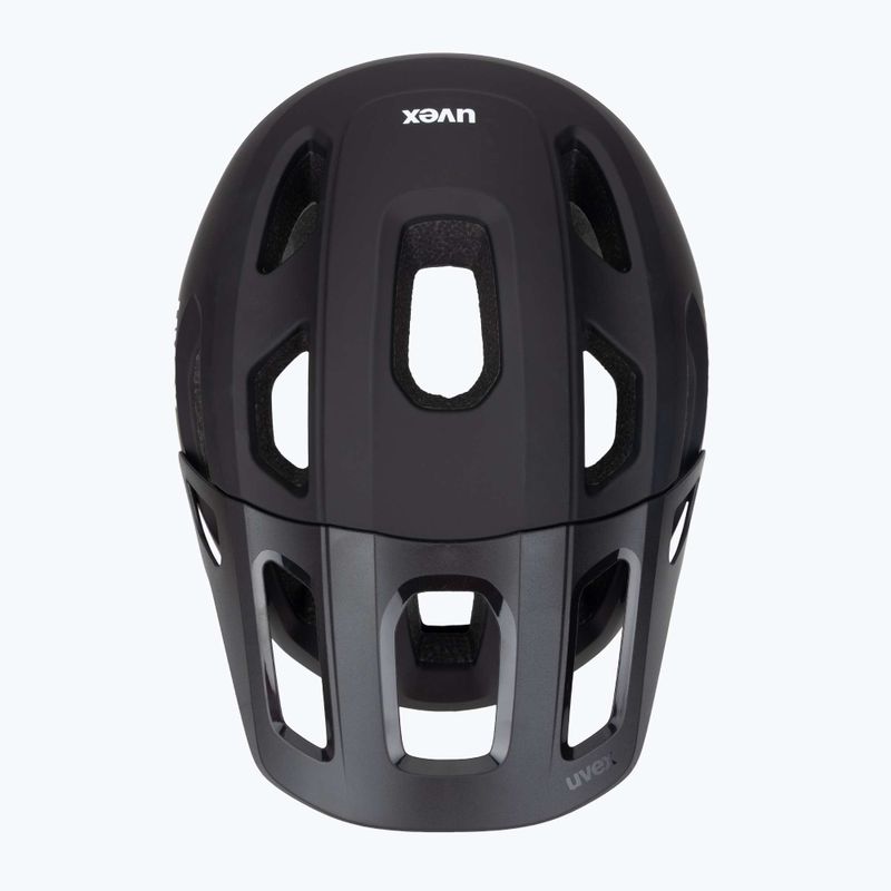 Cască de bicicletă UVEX React black/teal matt 6