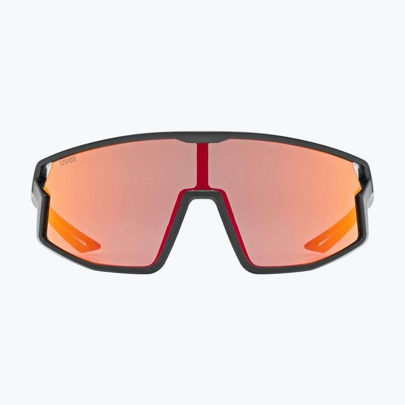 Ochelari de soare pentru copii UVEX Skyryse Jr black matt/mirror red 2