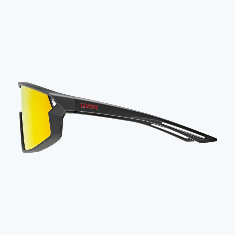 Ochelari de soare pentru copii UVEX Skyryse Jr black matt/mirror red 5