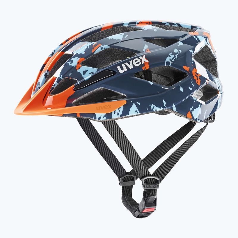 Cască de ciclism pentru copii UVEX Air Wing 2 papaya/bubble blue 8