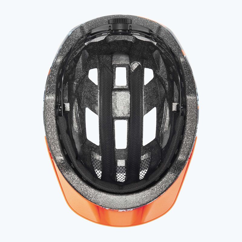 Cască de ciclism pentru copii UVEX Air Wing 2 papaya/bubble blue 12