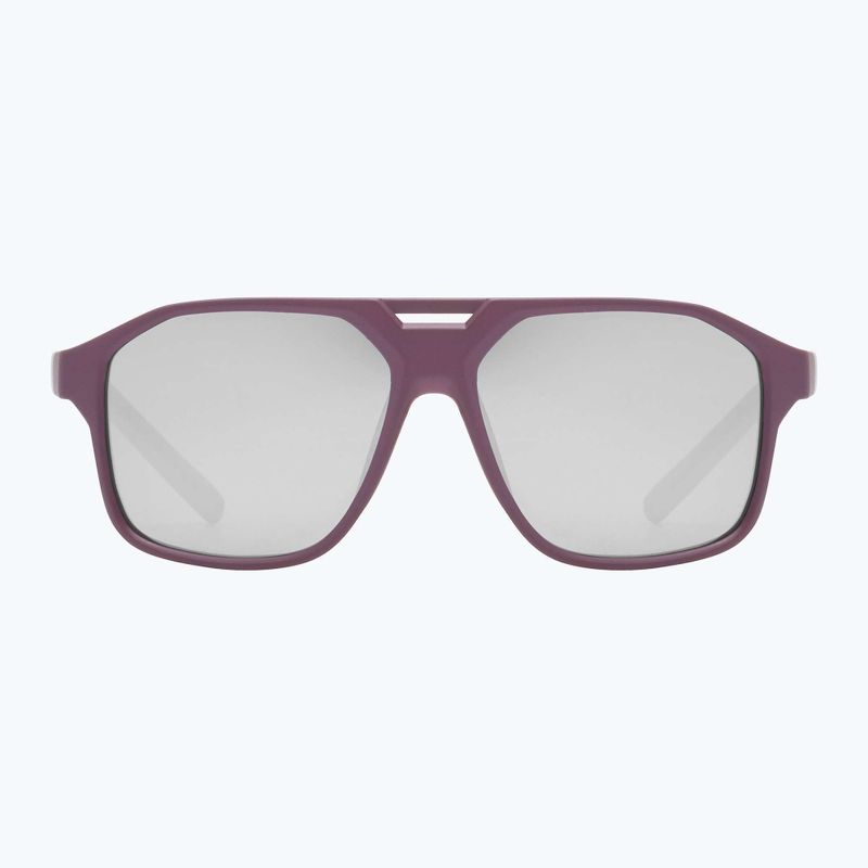 Ochelari de soare pentru copii UVEX Cosmic Jr cranberry/grey matt/mirror silver 2