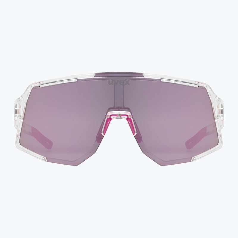 Ochelari de soare UVEX Sequenze clear/mirror pink 3