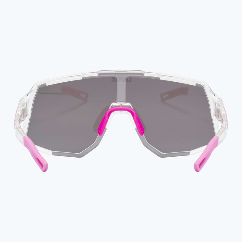 Ochelari de soare UVEX Sequenze clear/mirror pink 4