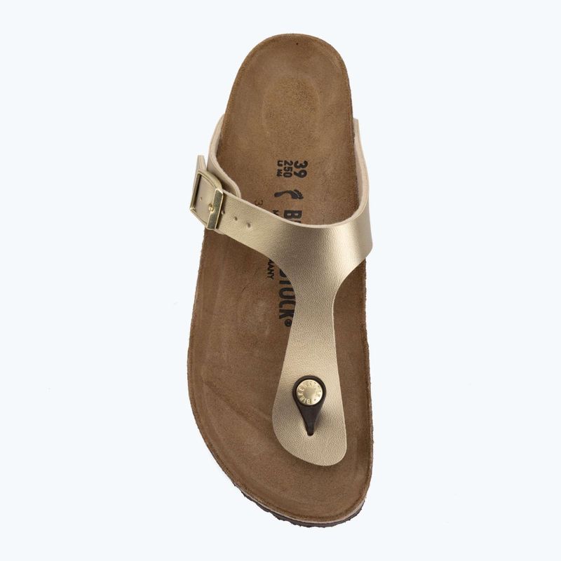 Șlapi BIRKENSTOCK Gizeh Birko-Flor Narrow gold 5
