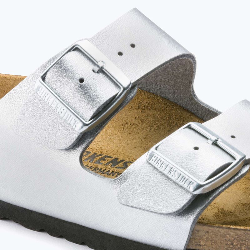 Papuci pentru femei BIRKENSTOCK Arizona BF Narrow silver 9