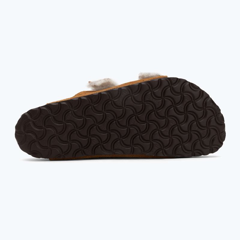 Papuci BIRKENSTOCK Arizona Shearling SL Regular mink 4