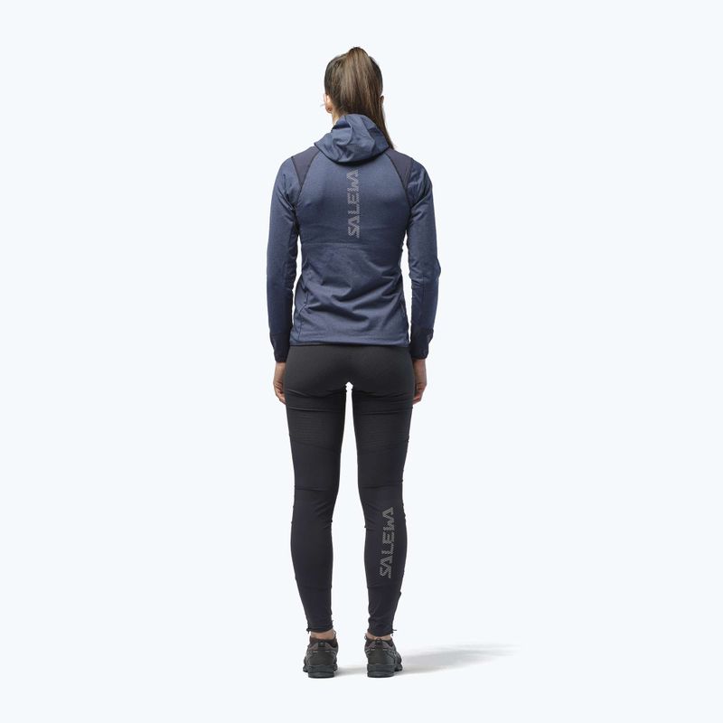 Pulover cu glugă pentru femei Salewa Agner Hybrid PL/DST FZ Hoody albastru marin 00-0000027372 3