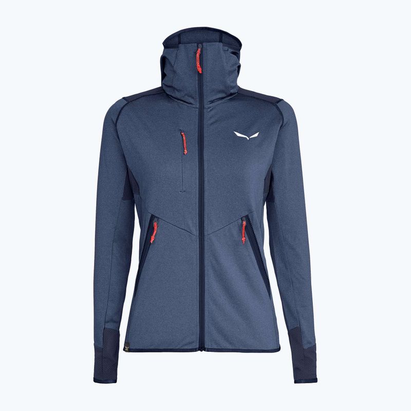 Pulover cu glugă pentru femei Salewa Agner Hybrid PL/DST FZ Hoody albastru marin 00-0000027372 10