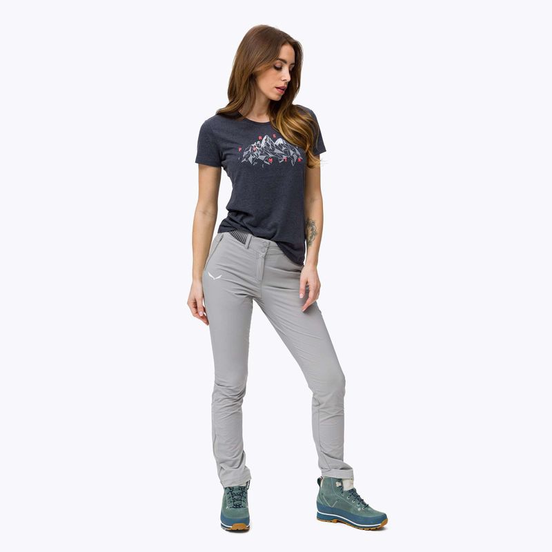 Cămașă de trekking pentru femei Salewa Geometric Dry albastru marin 00-0000027942 2