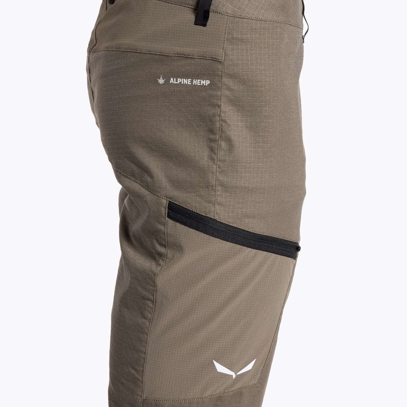 Pantaloni scurți de drumeție pentru bărbați Salewa Lavaredo Hemp Hemp maro 00-0000028033 4