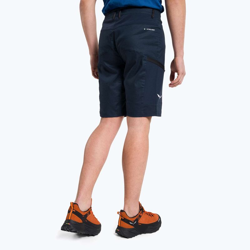 Pantaloni scurți de drumeție pentru bărbați Salewa Lavaredo Hemp Hemp albastru marin 00-0000028033 3