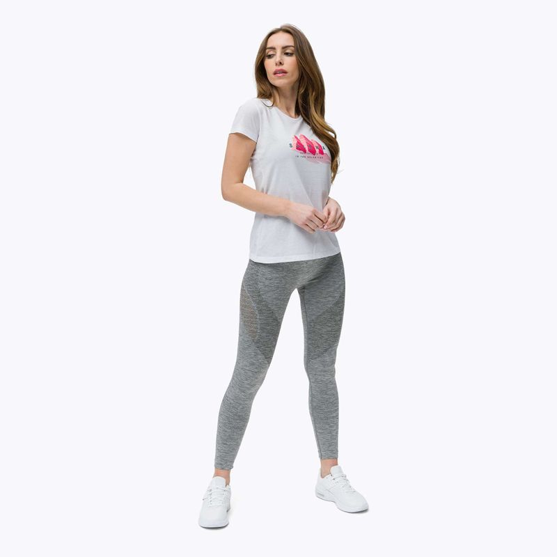 Salewa Lines Graphic Dry tricou de trekking pentru femei alb 00-0000028064 2