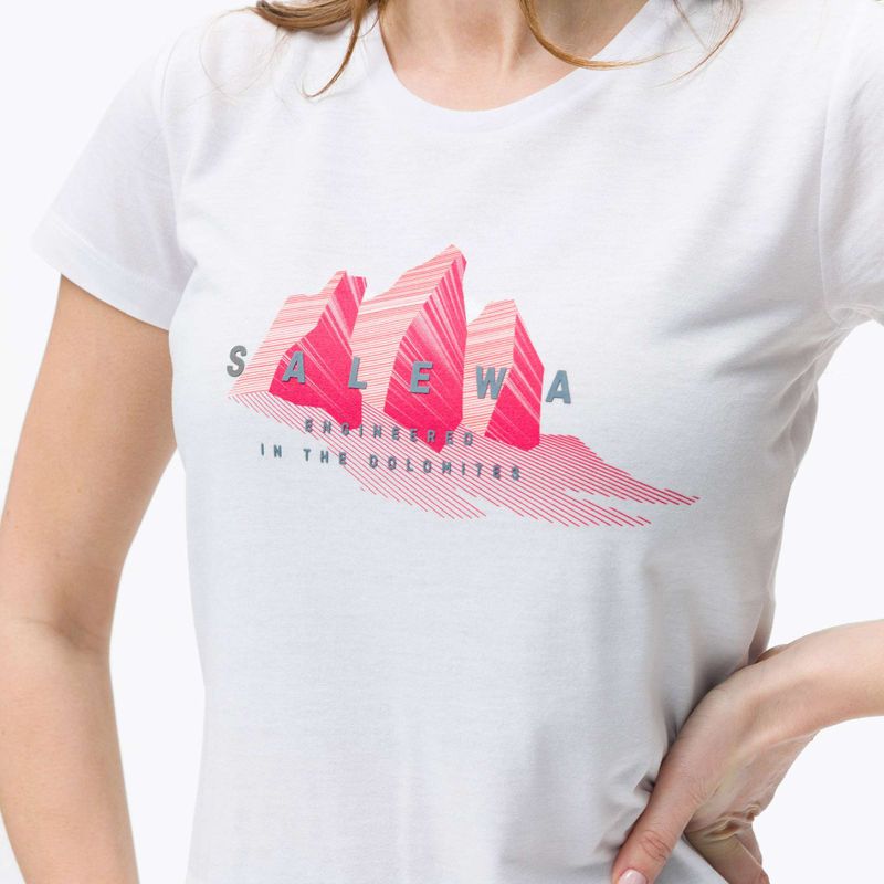 Salewa Lines Graphic Dry tricou de trekking pentru femei alb 00-0000028064 4