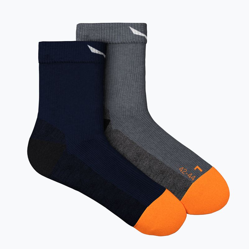Salewa MTN TRN AM șosete de trekking pentru bărbați albastru marin-gri 00-0000069034 2
