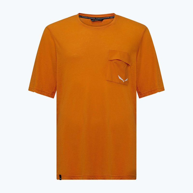 Tricou de trekking pentru bărbați  Salewa Agner Hemp/Dst turmeric 5