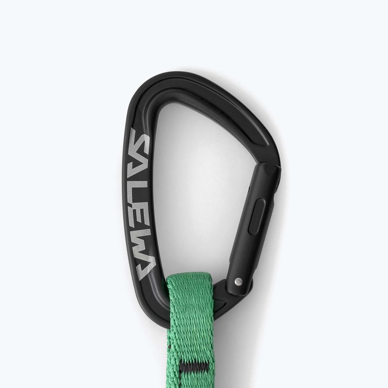 Buclă de cățărare Salewa Ortles Str/Bnt 170 Qd black/irish green 3