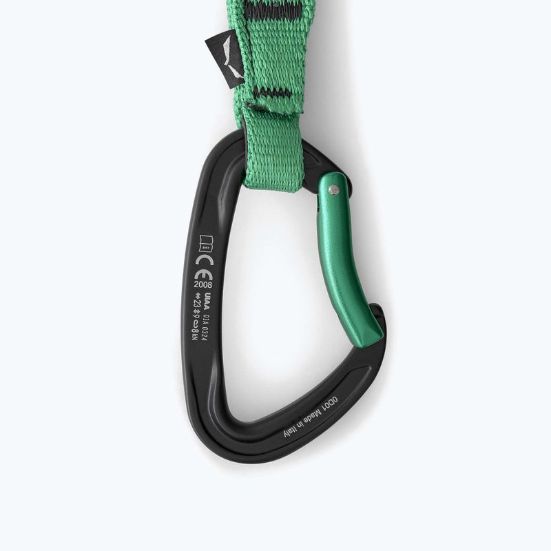 Buclă de cățărare Salewa Ortles Str/Bnt 170 Qd black/irish green 4