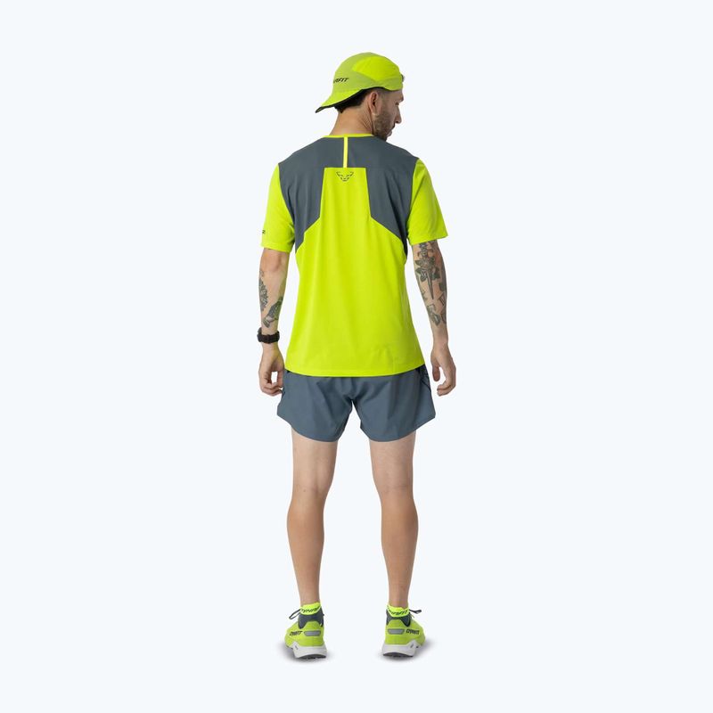 Tricou de alergare pentru bărbați DYNAFIT Sky ultra yellow 3