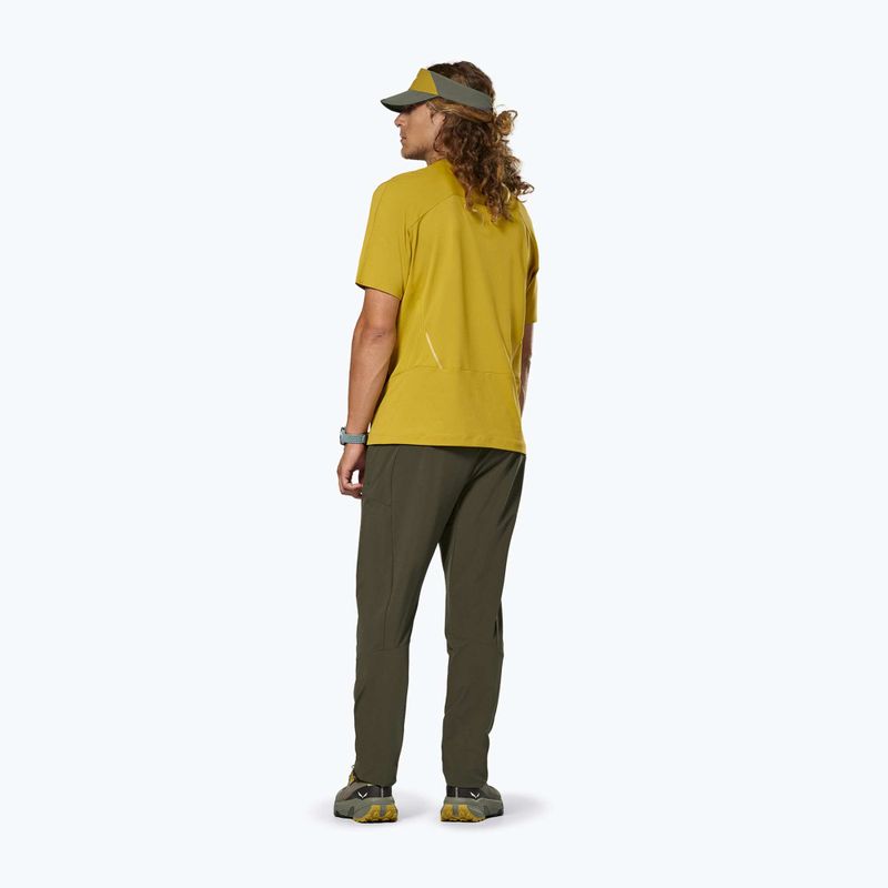 Tricou pentru bărbați Salewa Pedroc Tech Dry olive oil 3