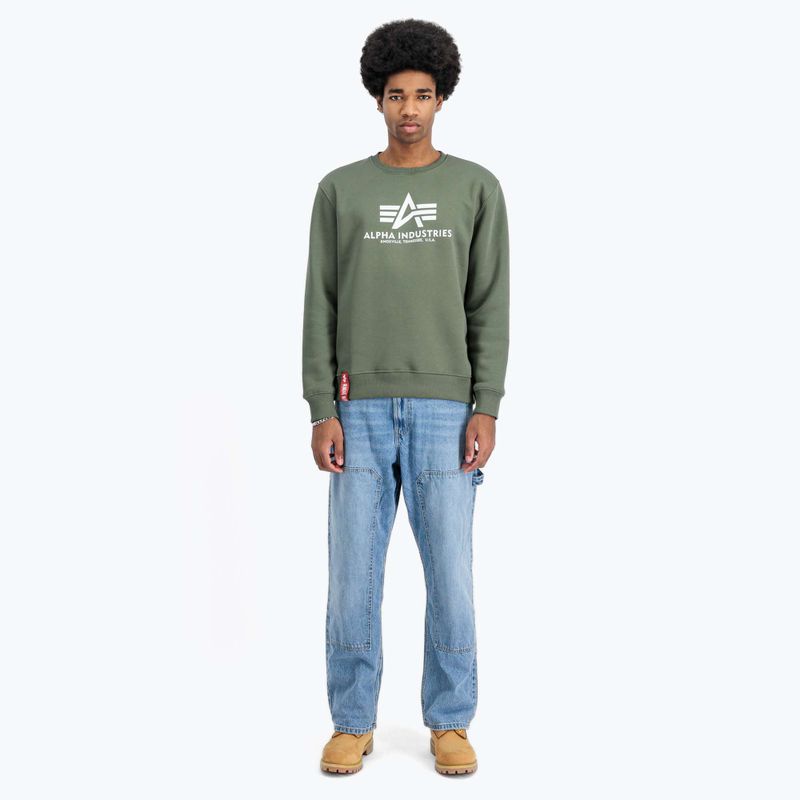Bluză pentru bărbați Alpha Industries Basic dark olive 2