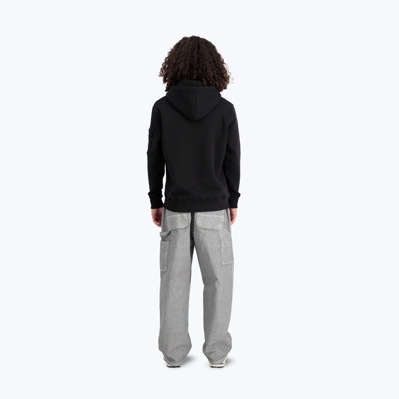 Bluză pentru bărbați Alpha Industries Puff Print Hoodie black 3