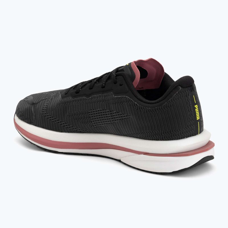 Încălțăminte de alergare pentru femei Puma Velocity Nitro WTR black/silver/yellow 3