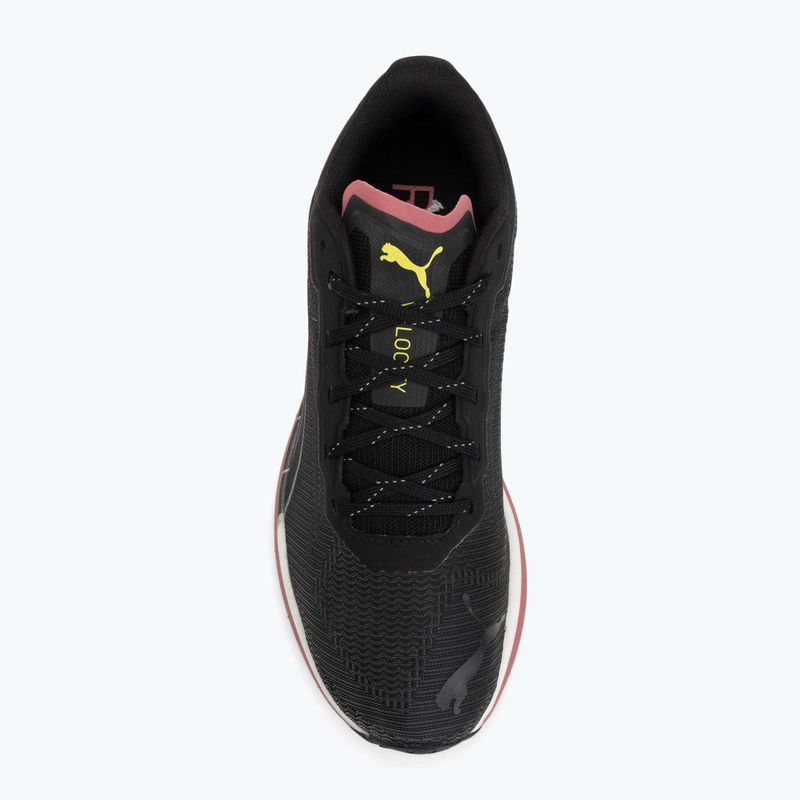 Încălțăminte de alergare pentru femei Puma Velocity Nitro WTR black/silver/yellow 5