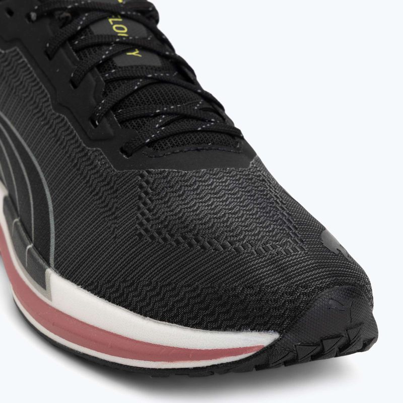 Încălțăminte de alergare pentru femei Puma Velocity Nitro WTR black/silver/yellow 7