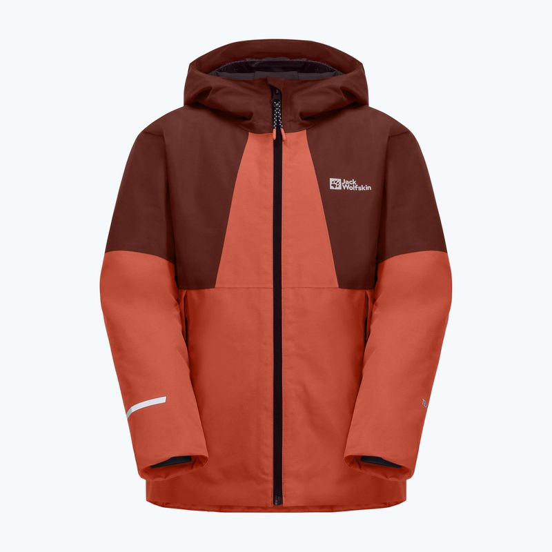 Geacă cu puf pentru copii Jack Wolfskin Actamic 2L Ins coral orange 4