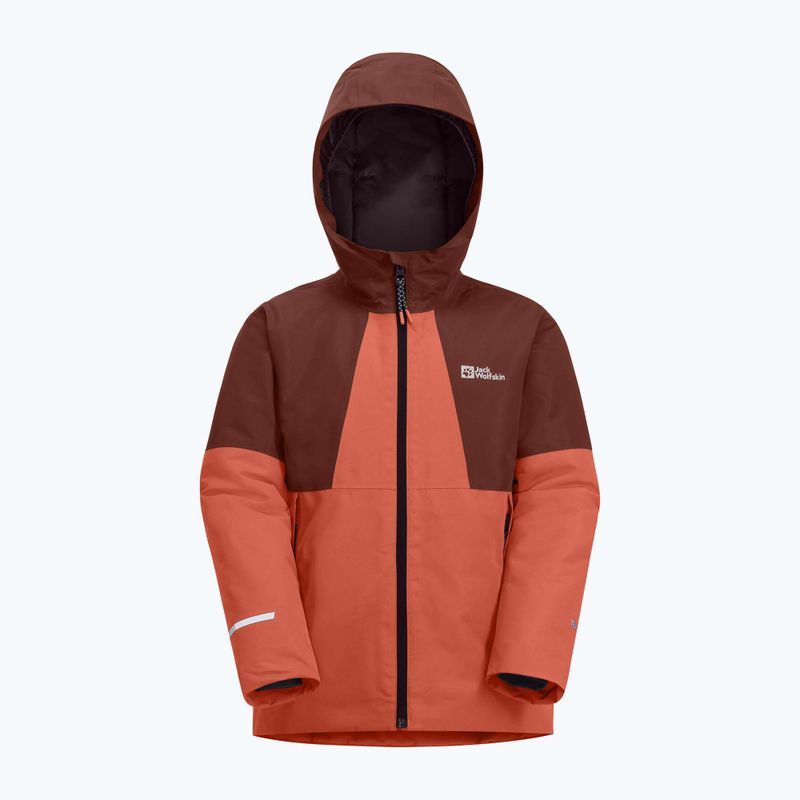 Geacă cu puf pentru copii Jack Wolfskin Actamic 2L Ins coral orange 5