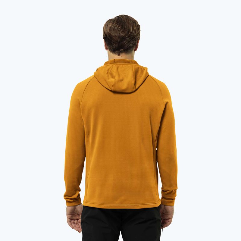 Hanorac pentru bărbați Jack Wolfskin Kolbenberg Hooded Fz safflower 2
